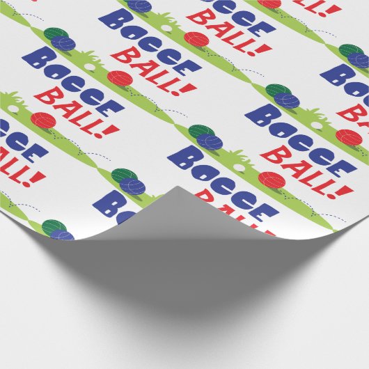 Bocce Ball Cadeaupapier (Hoek)