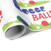 Bocce Ball Cadeaupapier (Rol Hoek)