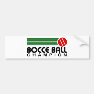 Bocce Ball Champion Bumpersticker