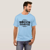 Bocce Ball Champion T-shirt (Voorkant volledig)