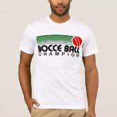 Bocce Ball Champion T-shirt (Voorkant)