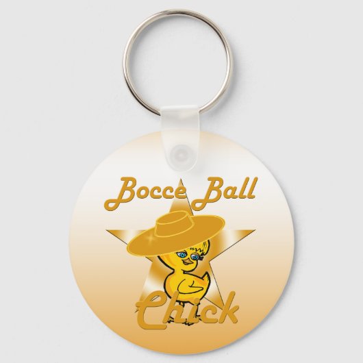 Bocce Ball Chick #10 Sleutelhanger (Voorkant)