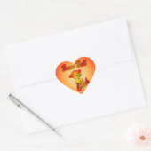 Bocce Ball Chick #5 Hart Sticker (Envelop)