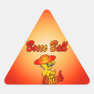 Bocce Ball Chick #5 Sticker