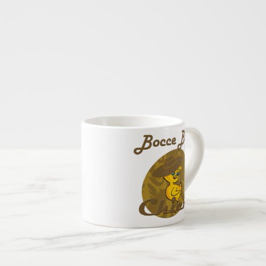 Bocce Ball Chick #6 Espresso Kop (Voorkant rechts)