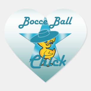 Bocce Ball Chick #7 Hart Sticker