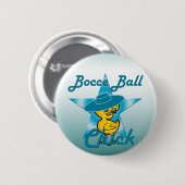 Bocce Ball Chick #7 Ronde Button 5,7 Cm (Voorkant /achterkant)