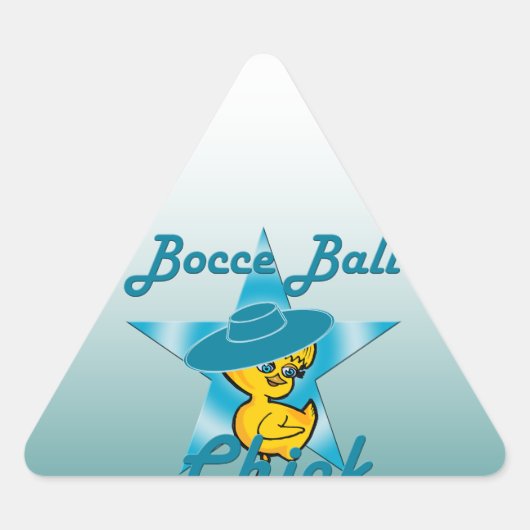 Bocce Ball Chick #7 Sticker (Voorkant)