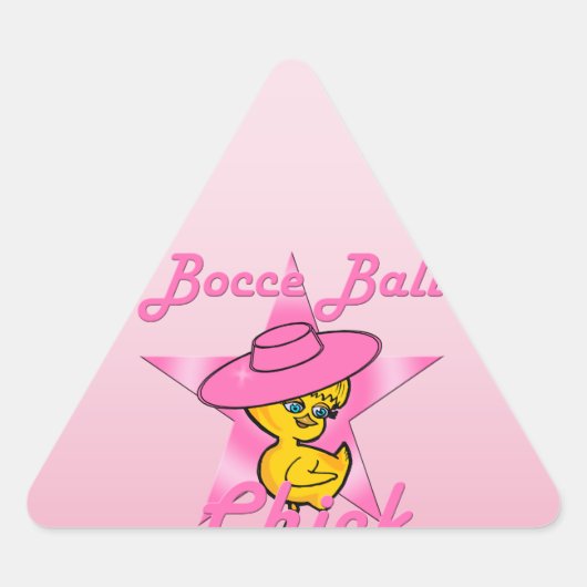 Bocce Ball Chick #8 Sticker (Voorkant)