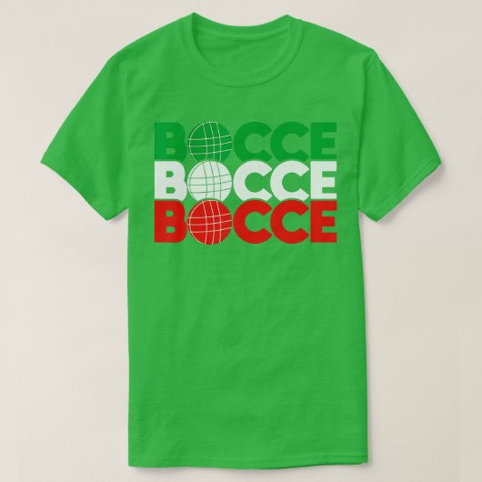 Bocce Ball Game Enthusiast Lawn Bowling Boule Boc T-shirt (Design voorkant)