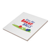 Bocce Ball Game Tegeltje (Zijkant)