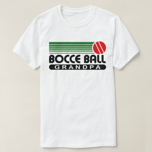 Bocce Ball Grandpa T-shirt (Design voorkant)