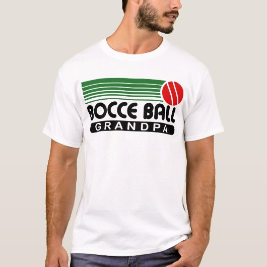 Bocce Ball Grandpa T-shirt (Voorkant)