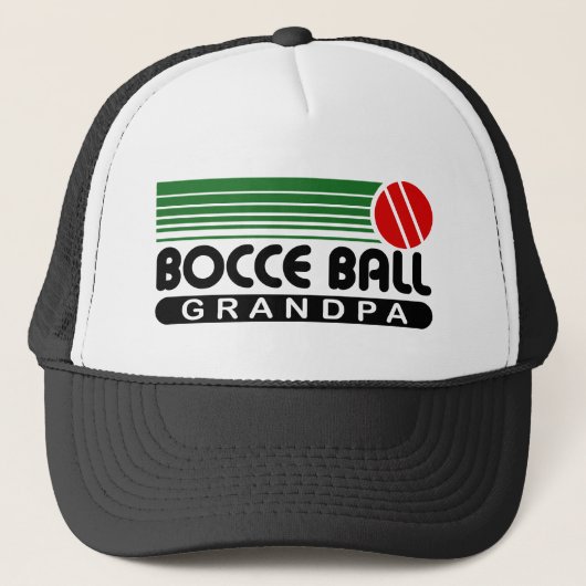 Bocce Ball Grandpa Trucker Pet (Voorkant)