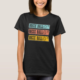 Bocce Ball houdt van jeu de boules sport petanque T-shirt