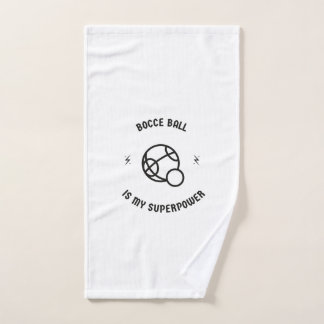 Bocce ball is mijn supermacht handdoek