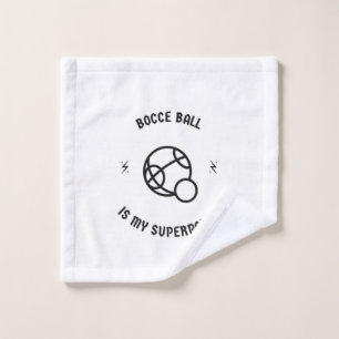 Bocce ball is mijn supermacht washandje