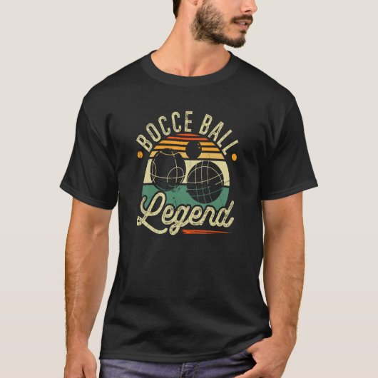 Bocce Ball Legend Boccia Player T-shirt (Voorkant)