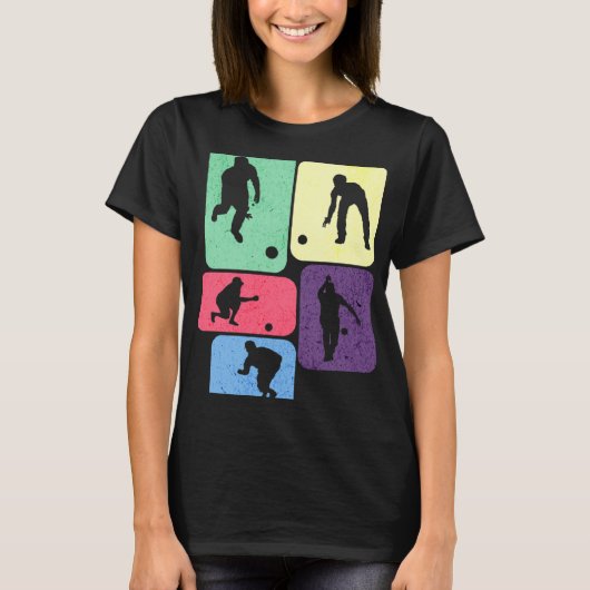 Bocce Ball Player 6 T-shirt (Voorkant)