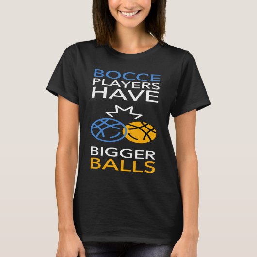 Bocce Ball Player Bowling  1 T-shirt (Voorkant)