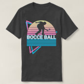 Bocce Ball Player Retro T-shirt (Design voorkant)