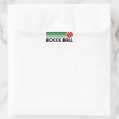 Bocce Ball Ronde Sticker (Tas)