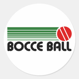 Bocce Ball Ronde Sticker