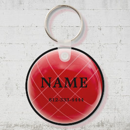 Bocce Ball Sleutelhanger Bag Label Backpack ID