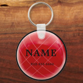 Bocce Ball Sleutelhanger Bag Label Backpack ID (Voorkant)