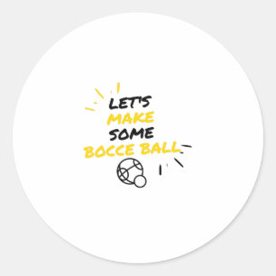 Bocce ball-sportmakers ronde sticker
