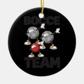 Bocce Ball Team met Jack Bocci Dab Game Keramisch Ornament (Voorkant)