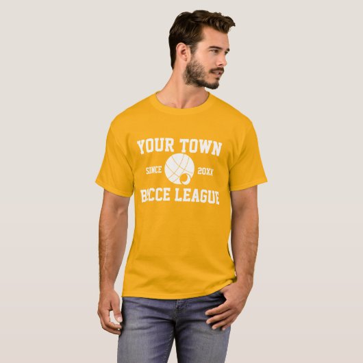 BOCCE BALL  Team T-shirt (Voorkant volledig)