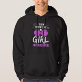 Bocce Ball Throw Like A Girl Boccia Player Hoodie (Voorkant)
