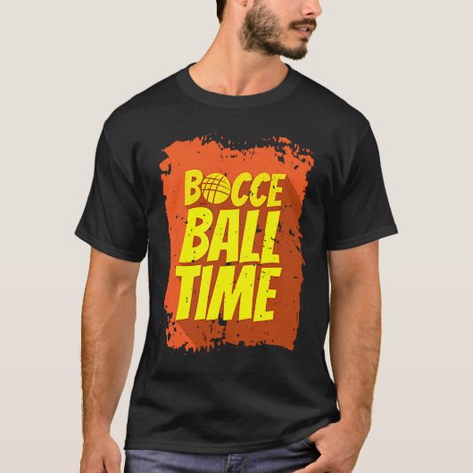 Bocce Ball Time Bocce Ball Player T-shirt (Voorkant)