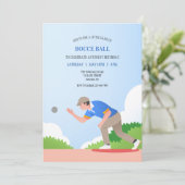 Bocce Ball uitnodiging (Staand voorkant)