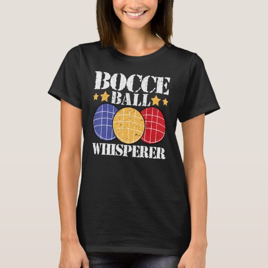 Bocce Ball Whisperer Player T-shirt (Voorkant)
