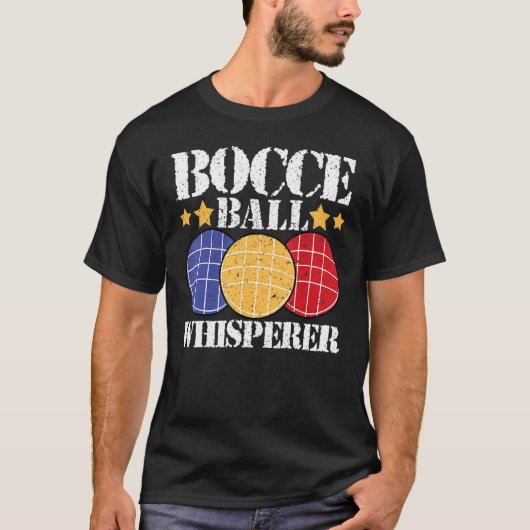 Bocce Ball Whisperer Player T-shirt (Voorkant)