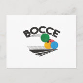 Bocce Balls Game Briefkaart (Voorkant)