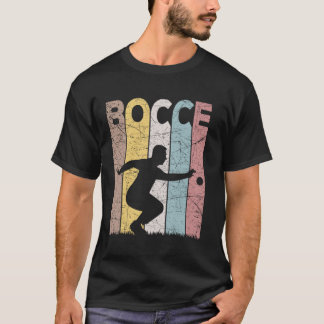 Bocce Bocce Speler Retro Petanque Lover T-shirt