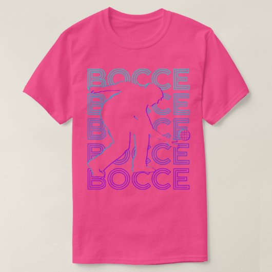 Bocce Bocci Retro Gift T-shirt (Design voorkant)