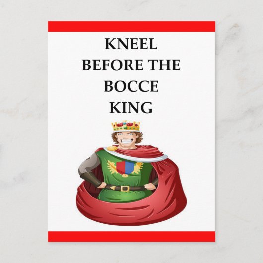 BOCCE BRIEFKAART (Voorkant)