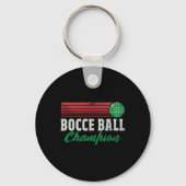 Bocce Byll Champion Italian Bocci Player Champ Dis Sleutelhanger (Voorkant)