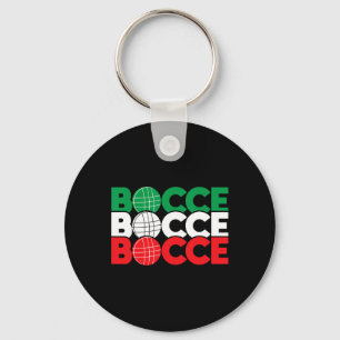 Bocce - Byll Game enthousiast gras bowling Boule B Sleutelhanger