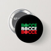 Bocce - Byll Game Enthousiast Lawn Bowling Boule B Ronde Button 5,7 Cm (Voorkant /achterkant)