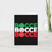 Bocce - Byll Game-liefhebber Lawn Bowling Boule Bo Kaart (Voorkant)
