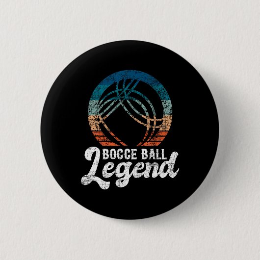Bocce Byll Legend - Lawn Bowling Game Boule Byll F Ronde Button 5,7 Cm (Voorkant)