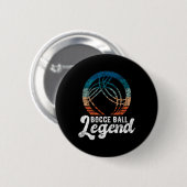 Bocce Byll Legend - Lawn Bowling Game Boule Byll F Ronde Button 5,7 Cm (Voorkant /achterkant)
