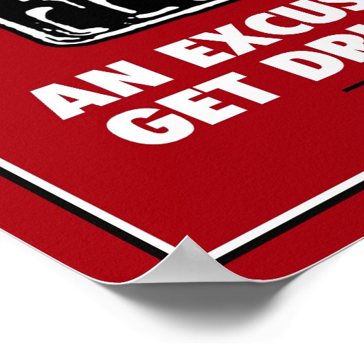 Bocce Dads Poster - Rood (Hoek)