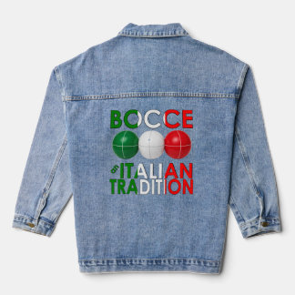 Bocce een Italiaanse Traditie Denim Jacket