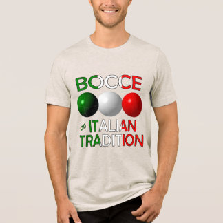 Bocce een Italiaanse Traditie Tri-Blend Shirt